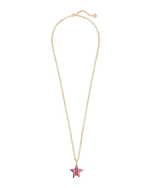 Kendra Scott Carved Jae Star Pendant Necklace