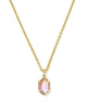 Hallie Short Pendant Necklace in Gold