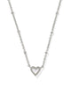 Mini Ari Heart Silver Pendant Necklace