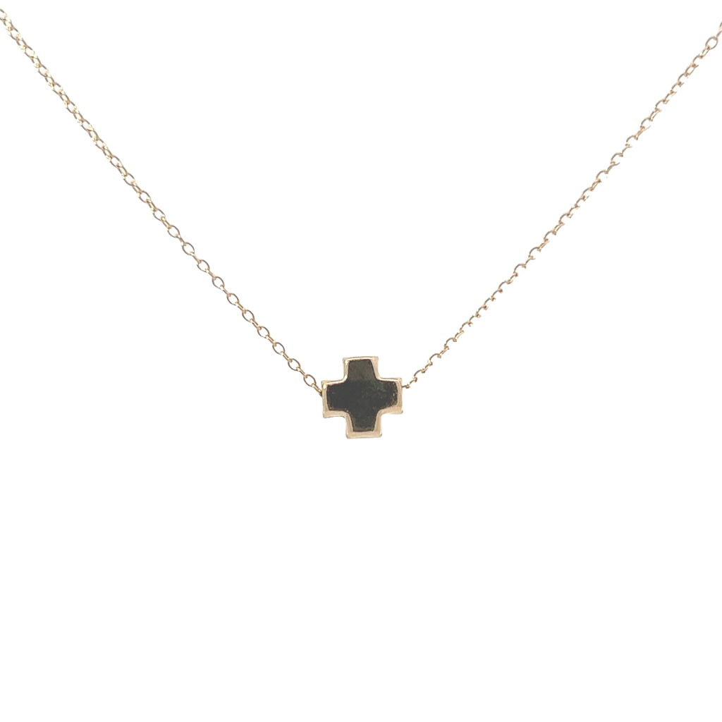 Signature Cross Necklace in Gold