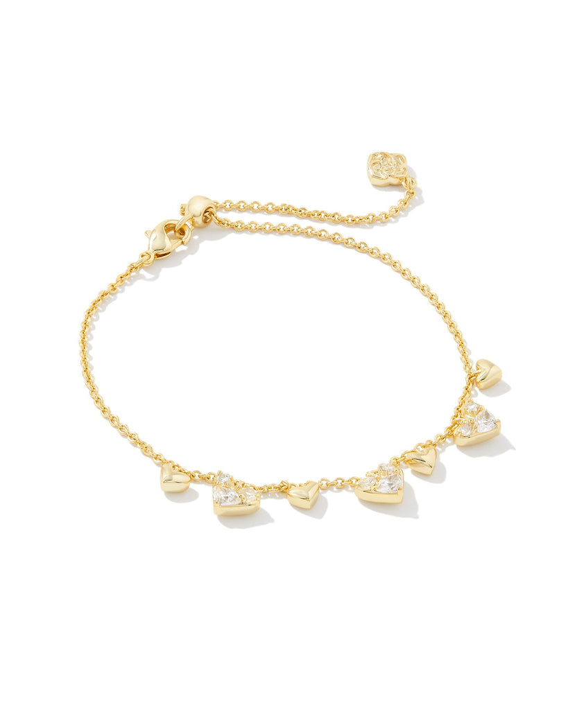 Haven Crystal Heart Delicate Bracelet