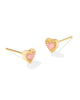 Mini Ari Heart Stud Earring Gold