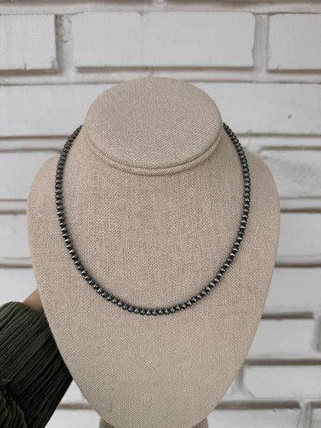 4mm Navajo Pearl Necklace