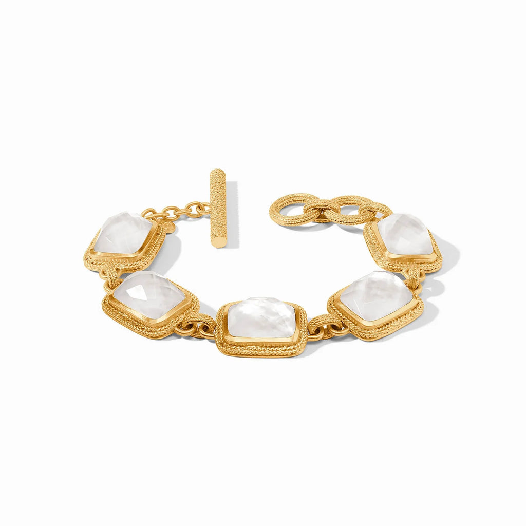 Cheval Stone Bracelet in Iridescent Clear Crystal