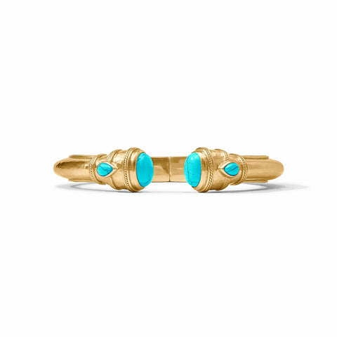 Cannes Demi Cuff in Turquoise Blue