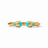 Cannes Demi Cuff in Turquoise Blue