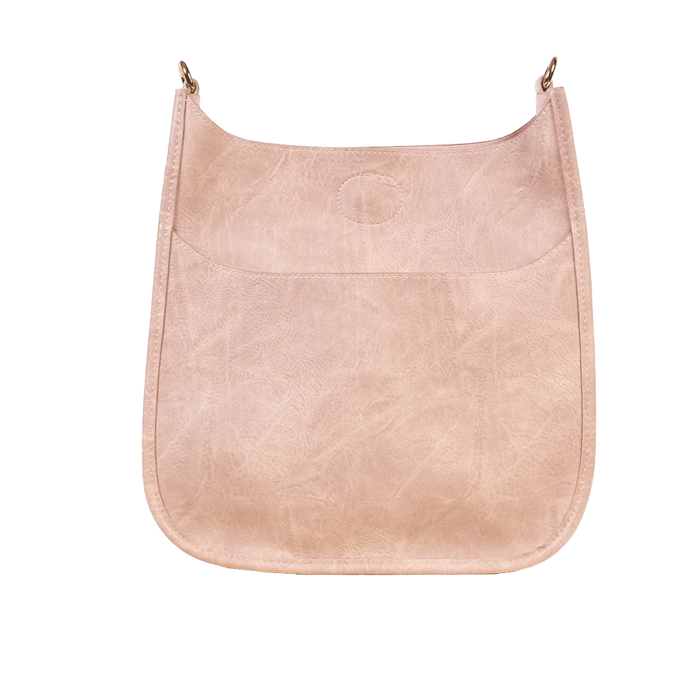 Classic Vegan Leather Messenger Bag