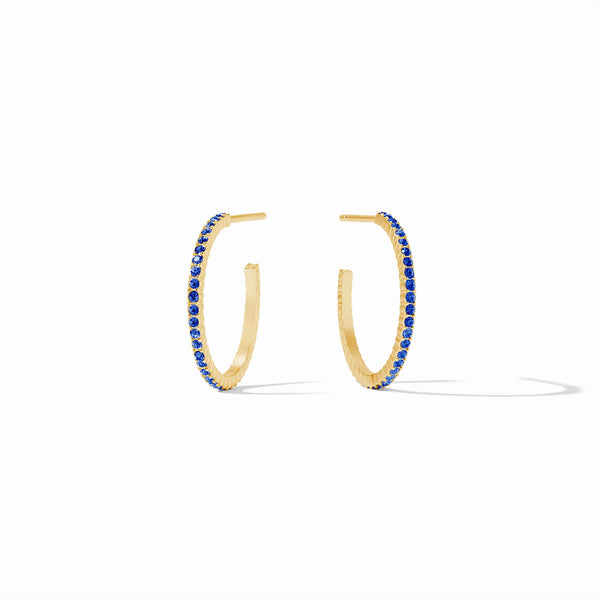 Windsor Sapphire Hoop Earrings