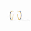 Windsor Sapphire Hoop Earrings