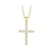 Dainty Diamond Cross Pendant