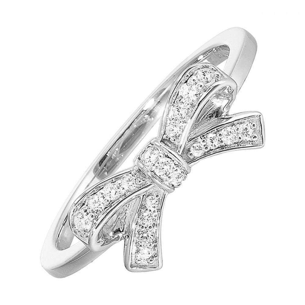 Diamond Bow Ring