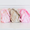 Ruffled Nylon Diaper Bag