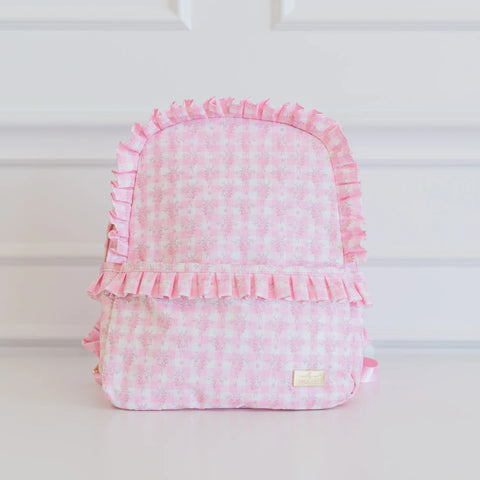 Ruffled Nylon Backpack