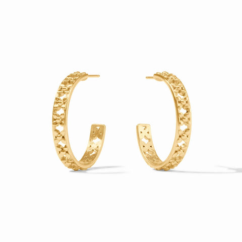 Helene Gold Hoop Earrings