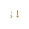 Freshwater Pearl Leverback Drop Earrings | 14kt