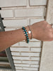 Turquoise Beaded Cuff Bracelet