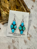 Lorenzo Juan | Navajo Handmade Turquoise Lariat Statement Necklace & Matching Earring Set