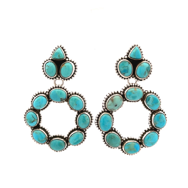 Turquoise Statement Earrings