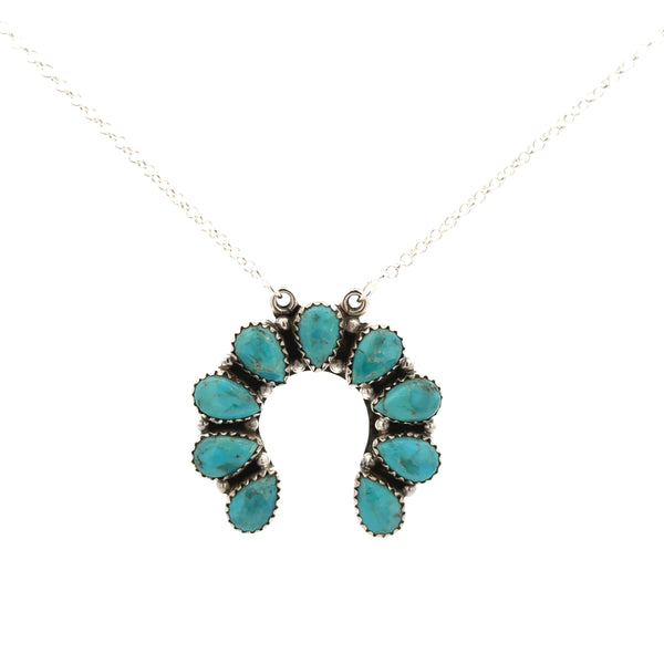 Turquoise Naja Pendant Necklace