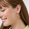 Crescent Hoop Earrings