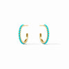 Juliet Turquoise Hoop Earrings