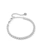 Emery Tennis Bracelet in White Crystal