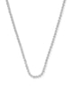 Emery Tennis Necklace in White Crystal