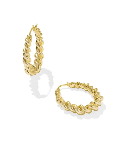 Haisley Hoop Earring in Gold