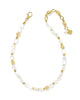 Melody Beaded Strand Necklace Gold