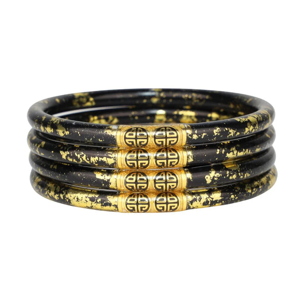 Koi Noir All Weather Bangles - Set of 4