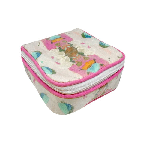 Monet's Garden Pink Jewelry Case