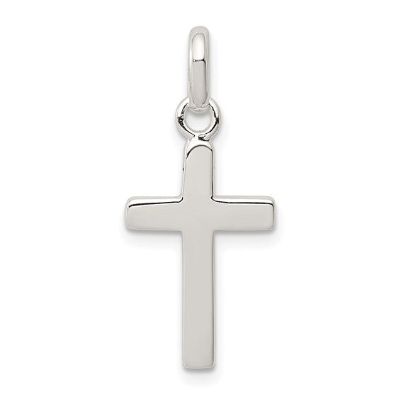 Plain Silver Cross Pendant