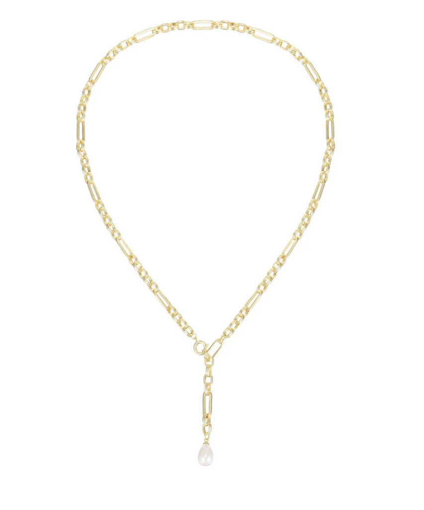 Allure Pearl Lariat Necklace