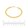 Gold Beaded 6mm Bracelet | 14kt