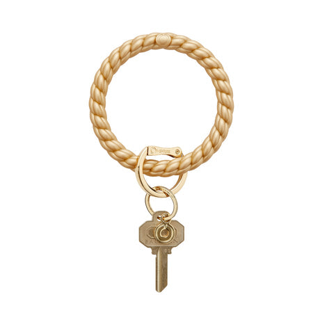 Silicone Big O Keyring | Braided