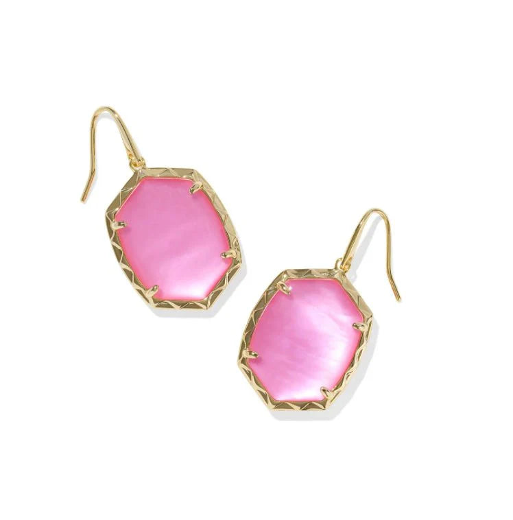 Daphne Drop Earring Gold in Azalea Illusion