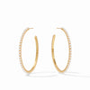 Juliet Pearl Hoop Earrings