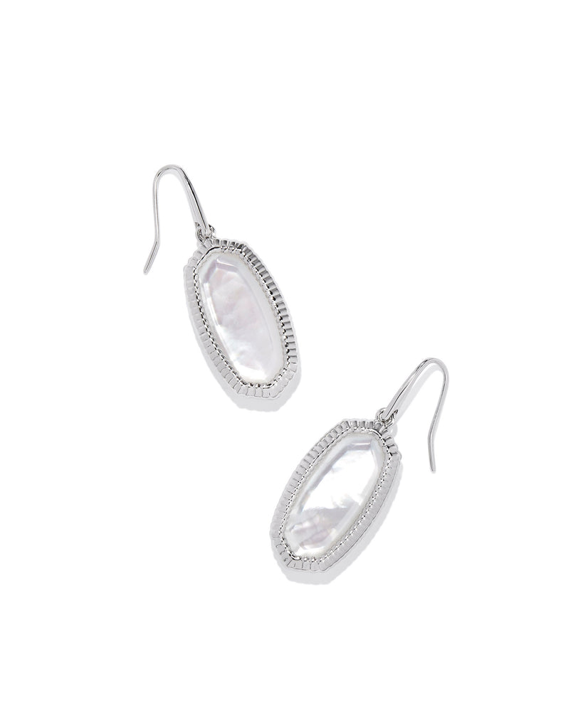 Dani Ridge Frame Drop Earrings