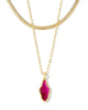 Evelyn Multi Strand Necklace in Gold