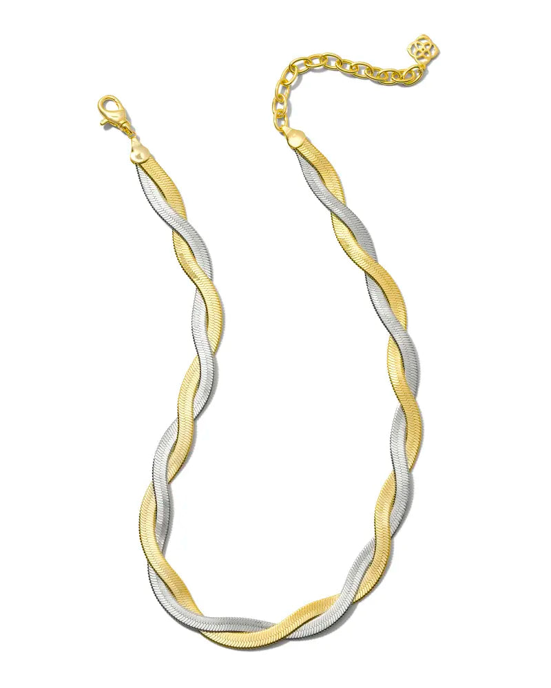 Hayden Chain Necklace in Mixed Metal