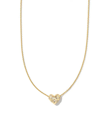 Holland Heart Pendant Necklace in Gold