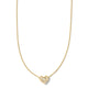 Holland Heart Pendant Necklace in Gold