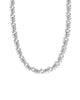 Rosalie Tennis Necklace in White Crystal