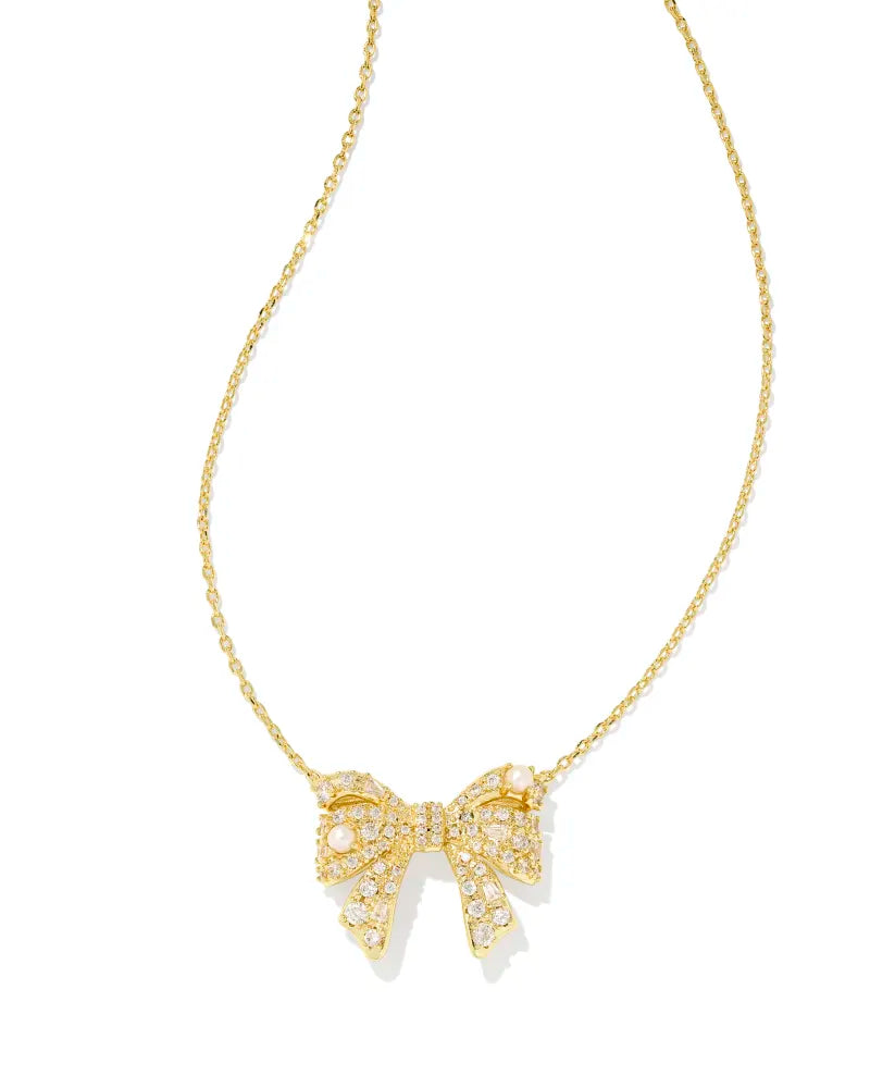 Krista Bow Pendant Necklace