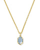 Hallie Short Pendant Necklace in Gold