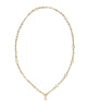 Mini Elisa Abbie Strand Necklace in White Mix