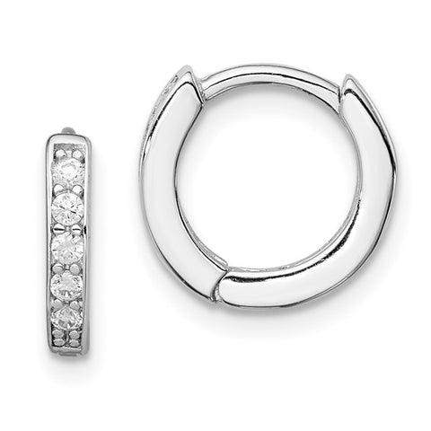 CZ Huggie Earrings