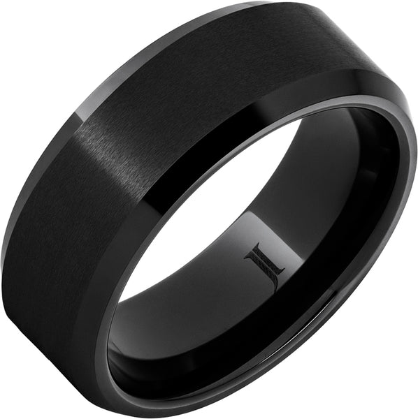 Central Park Ring- Black Diamond Ceramic