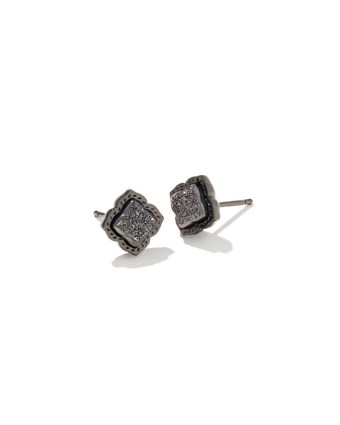 Mallory Stud Earrings in Drusy